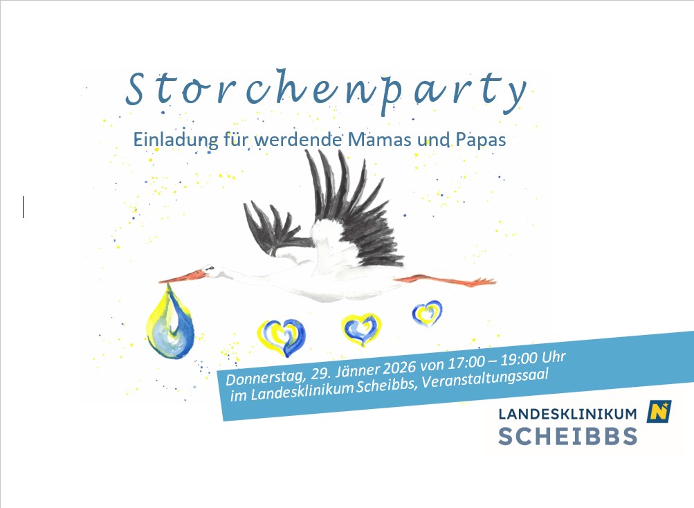 Storchenparty 2026 im Landesklinikum Scheibbs